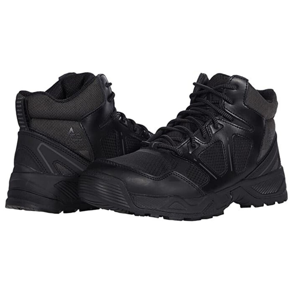 Ace Defender Mid 63206-S11 Unisex US M11/W12.5 Black Soft Toe Work Boots ZPO3314